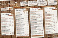 Chez Nous menu