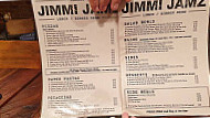 Jimmi Jamz Restaurant Bar menu