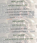 Le Galion menu