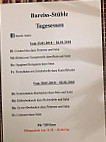 Bareiß-stüble menu