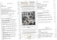 Pizza Ten menu