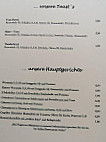 Manfred’s Bistro Im Tennisheim menu