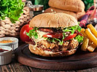 Crispy Chicken Burger Kale Chepo food