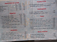 Cafe Murga El Llano menu