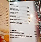 La Taberna menu