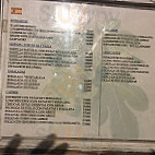 La Balada Del Agua Del Mar menu