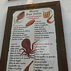 Mesón Pepe Julián menu