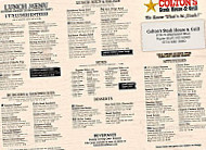 Colton's Steakhouse menu