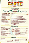 Le Sauveur Cafe menu