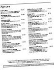 The Barn Pub Grille menu