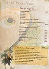 Le Moulin Vert menu