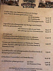 Gasthaus Krone Epfenbach menu