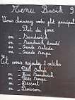 Basik Izarbel menu
