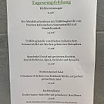 Gasthaus Sonneck menu