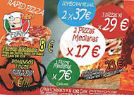 Rapid Pizza menu