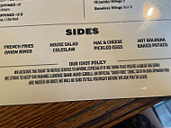 Hang Loose Bar Grill menu