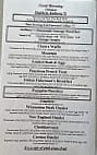 Stephen Anthony's Restaurant menu
