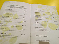 La Petite Crepe menu