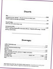 Ginnie's Restaurant And Coffee Bar menu