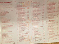 Felicity Chinese menu