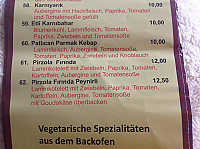 Grill-Imbiß Munzur menu