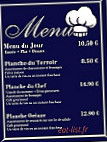 La Clepsydre menu