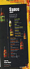 Buffalo Wild Wings menu