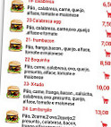 Lan Burgue's AÇaÍ menu