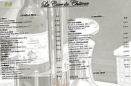 Chateau De La Tour, le menu