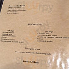 Bar Restaurante Los Leones menu