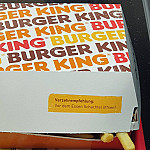 Burger King menu