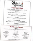 Rosa's Lookout Inn menu