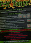 La Frit Tonyc menu