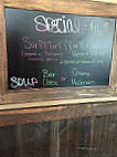 Jackson Creek Saloon menu