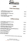 Le Soleil menu