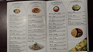 Memories Of India menu