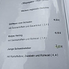 Bürgergarten Bad Sulza menu