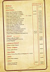 La Côte Braisée menu