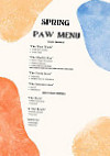Speckled Paw Coffee menu