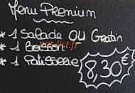 Bocadillo menu