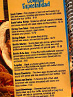 El Ranchero menu