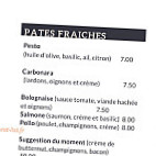 La Romantica menu