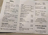 Ocean View Fish Chips Shop menu