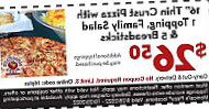 Monical's Pizza menu