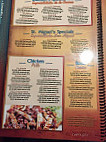 Monte Alban Mexico menu