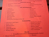 Bärenbrunnerhof menu