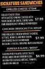 Eureka Gyro menu