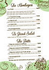 Plaisir Glacé menu