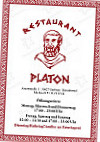 Restaurant Platon menu