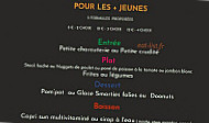 La Chaumière Du Lac menu